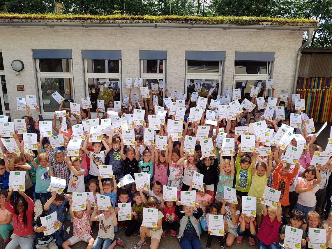 Erfolgreicher Abschluss Der AOK-Laufaktion | Grundschule Hottenstein